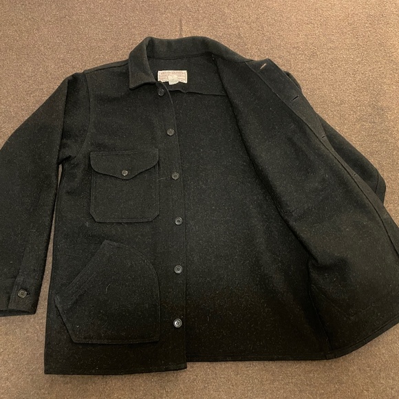 Filson - Mackinaw Wool Cruiser Jacket, Charcoal, Size 42 - Picture 7 of 7